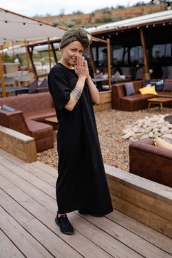 Длинное платье-футболка Длинное платье-футболка