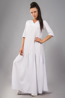 Платье в пол   (белый) Платье в пол   (белый)