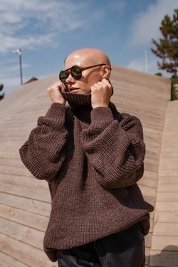 Платье-свитер вязка Платье-свитер вязка