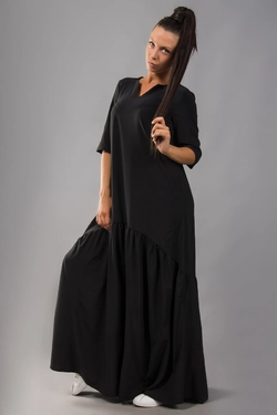 Платье в пол (черный) Платье в пол (черный)