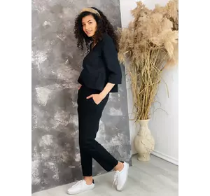 Костюм льняной,брюки с завышенной талией Костюм льняной,брюки с завышенной талией