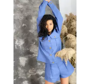 Костюм шорты*жакет лен Костюм шорты*жакет лен